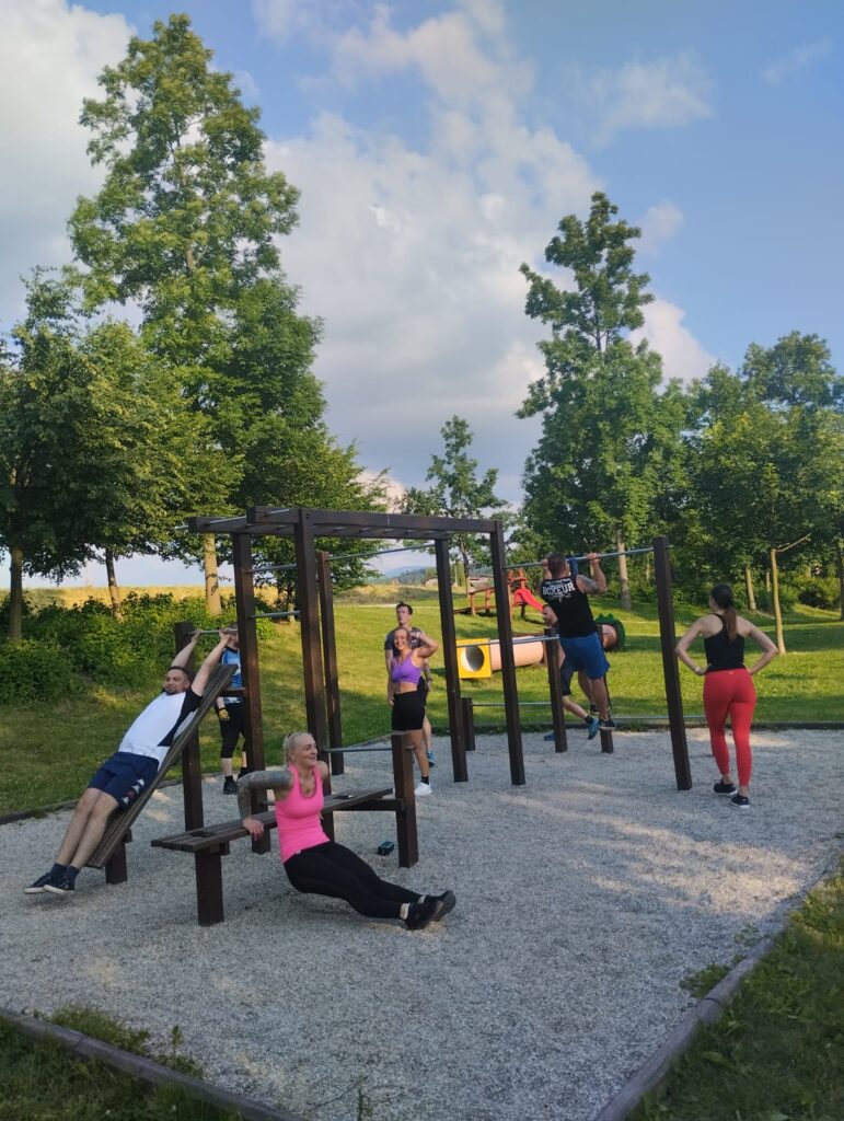 Venkovní workout ve Frýdku-Místku